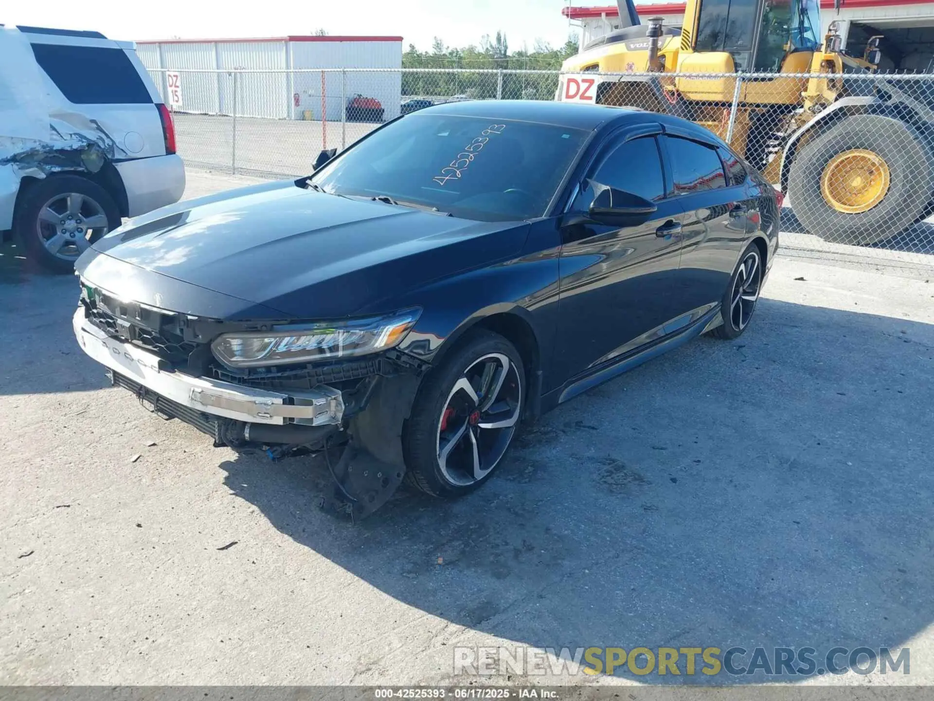 2 Photograph of a damaged car 1HGCV1F34KA155624 HONDA ACCORD 2019