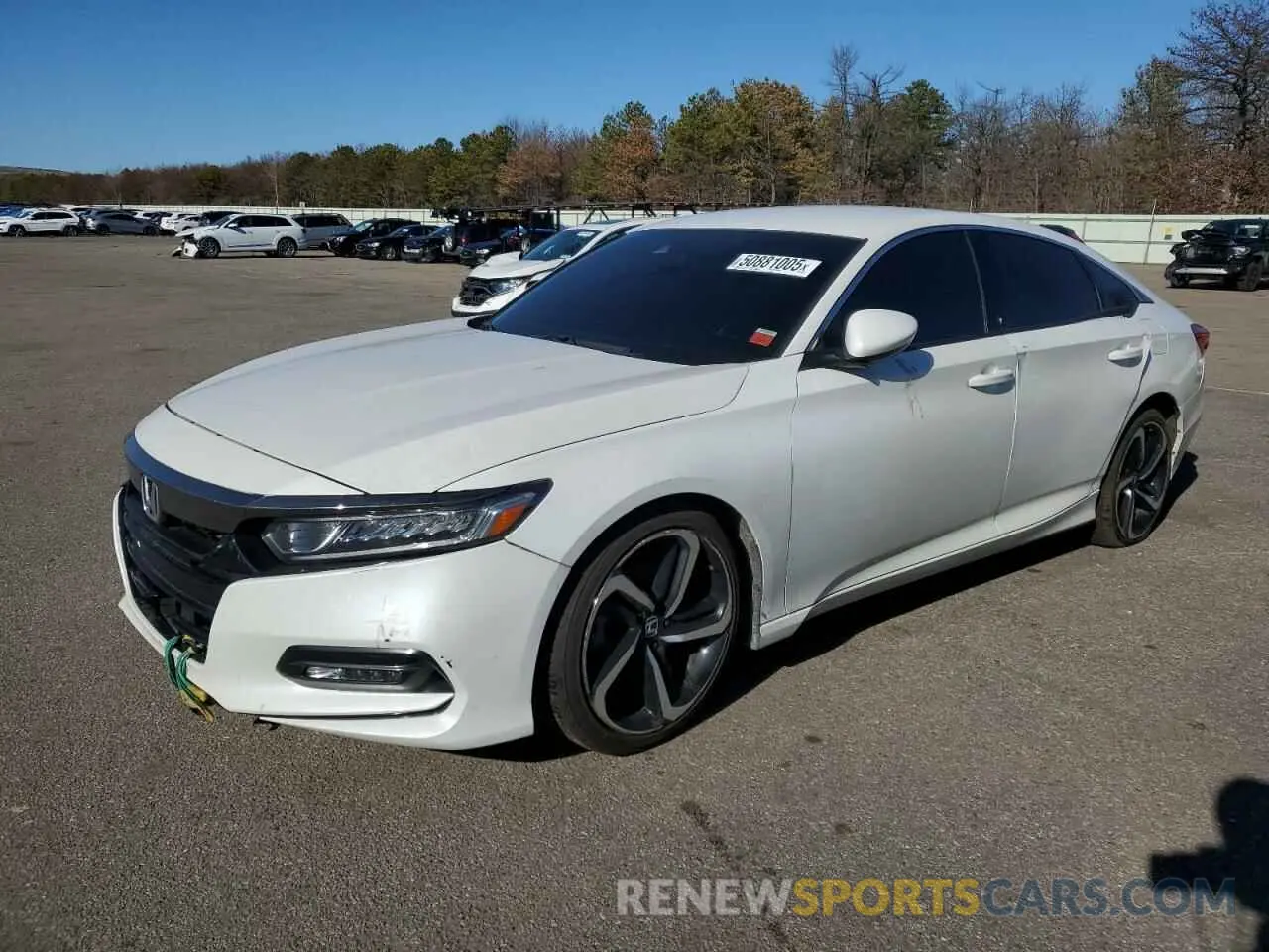 1 Photograph of a damaged car 1HGCV1F34KA160791 HONDA ACCORD 2019