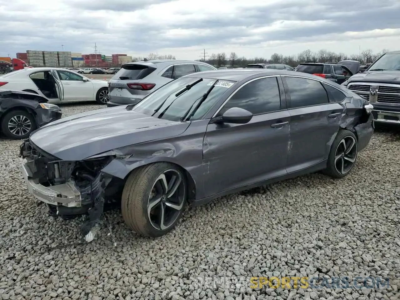 1 Photograph of a damaged car 1HGCV1F34KA169071 HONDA ACCORD 2019