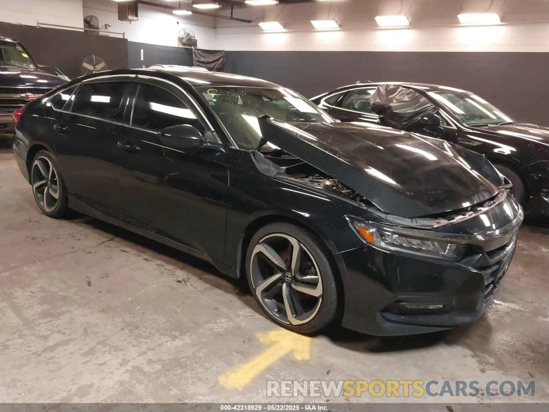 1 Photograph of a damaged car 1HGCV1F35KA005750 HONDA ACCORD 2019