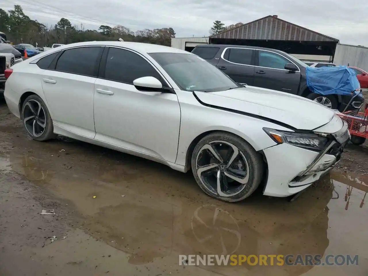 4 Photograph of a damaged car 1HGCV1F35KA010608 HONDA ACCORD 2019