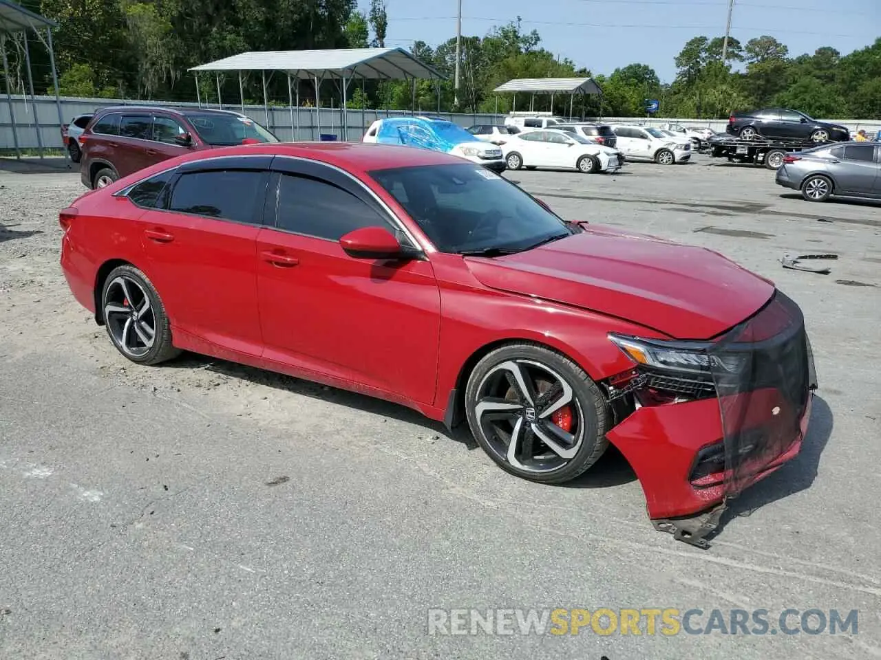 4 Photograph of a damaged car 1HGCV1F35KA027005 HONDA ACCORD 2019