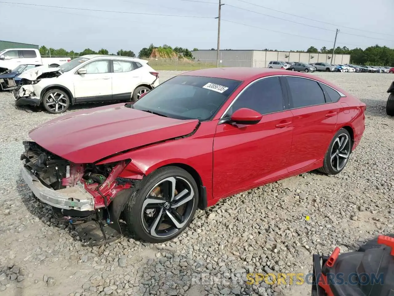 1 Photograph of a damaged car 1HGCV1F35KA051143 HONDA ACCORD 2019
