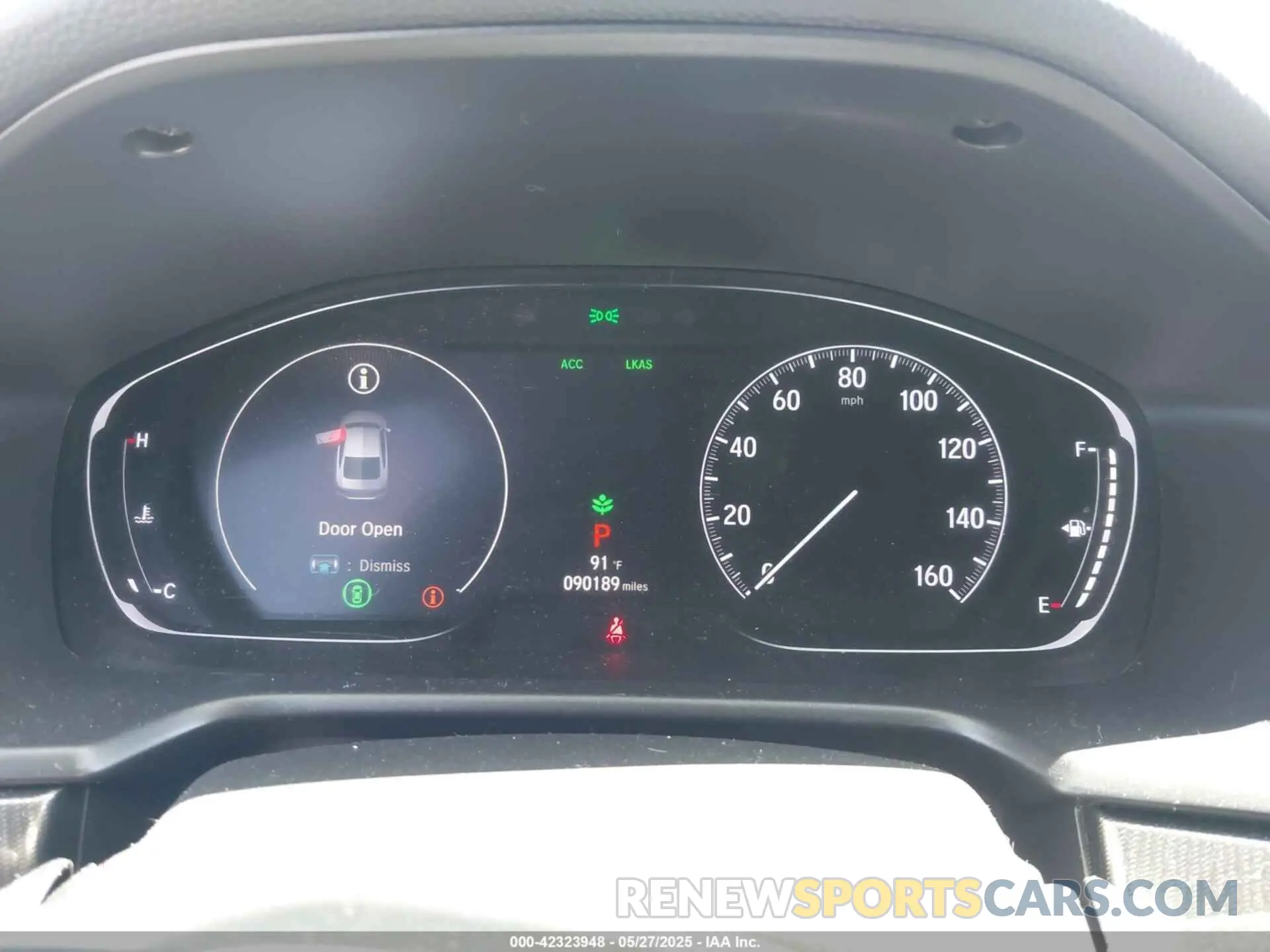 7 Photograph of a damaged car 1HGCV1F35KA051787 HONDA ACCORD 2019
