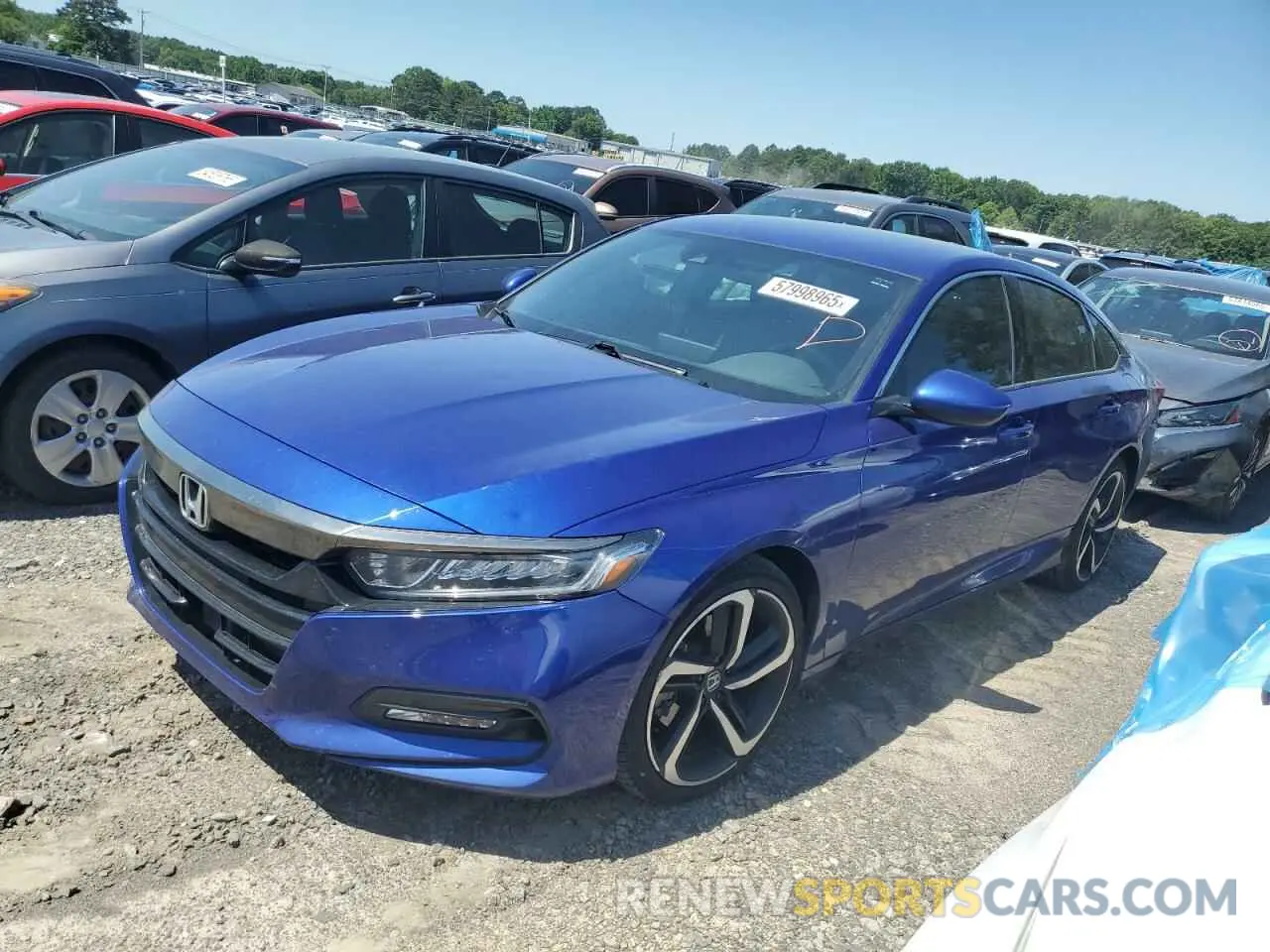 1 Photograph of a damaged car 1HGCV1F35KA133065 HONDA ACCORD 2019