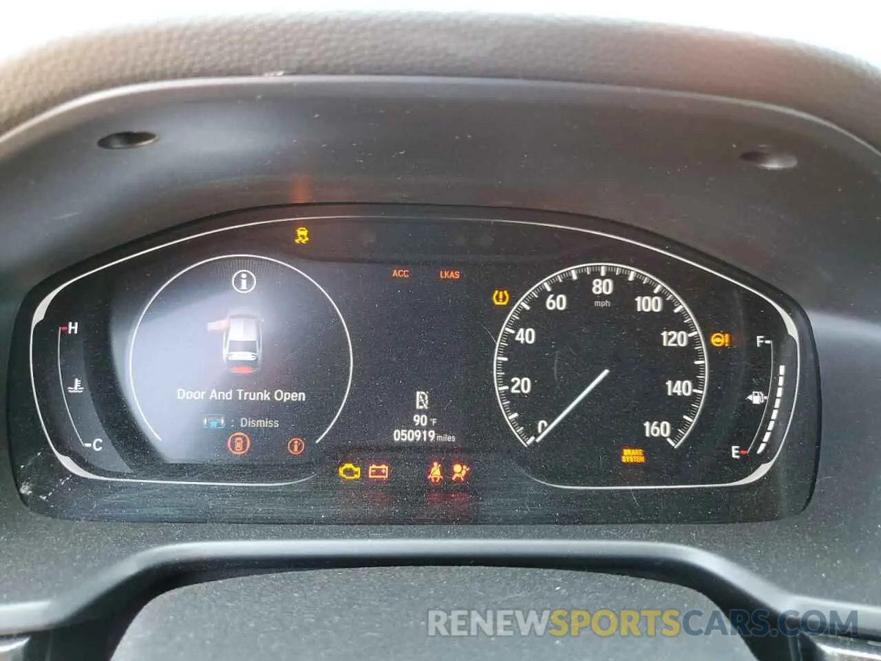 9 Photograph of a damaged car 1HGCV1F35KA171637 HONDA ACCORD 2019