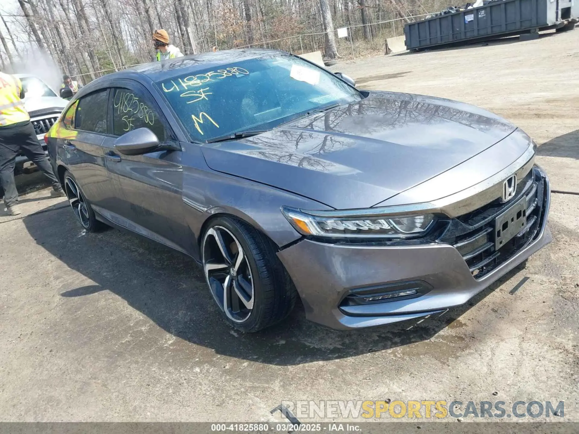 1 Photograph of a damaged car 1HGCV1F35KA171945 HONDA ACCORD 2019