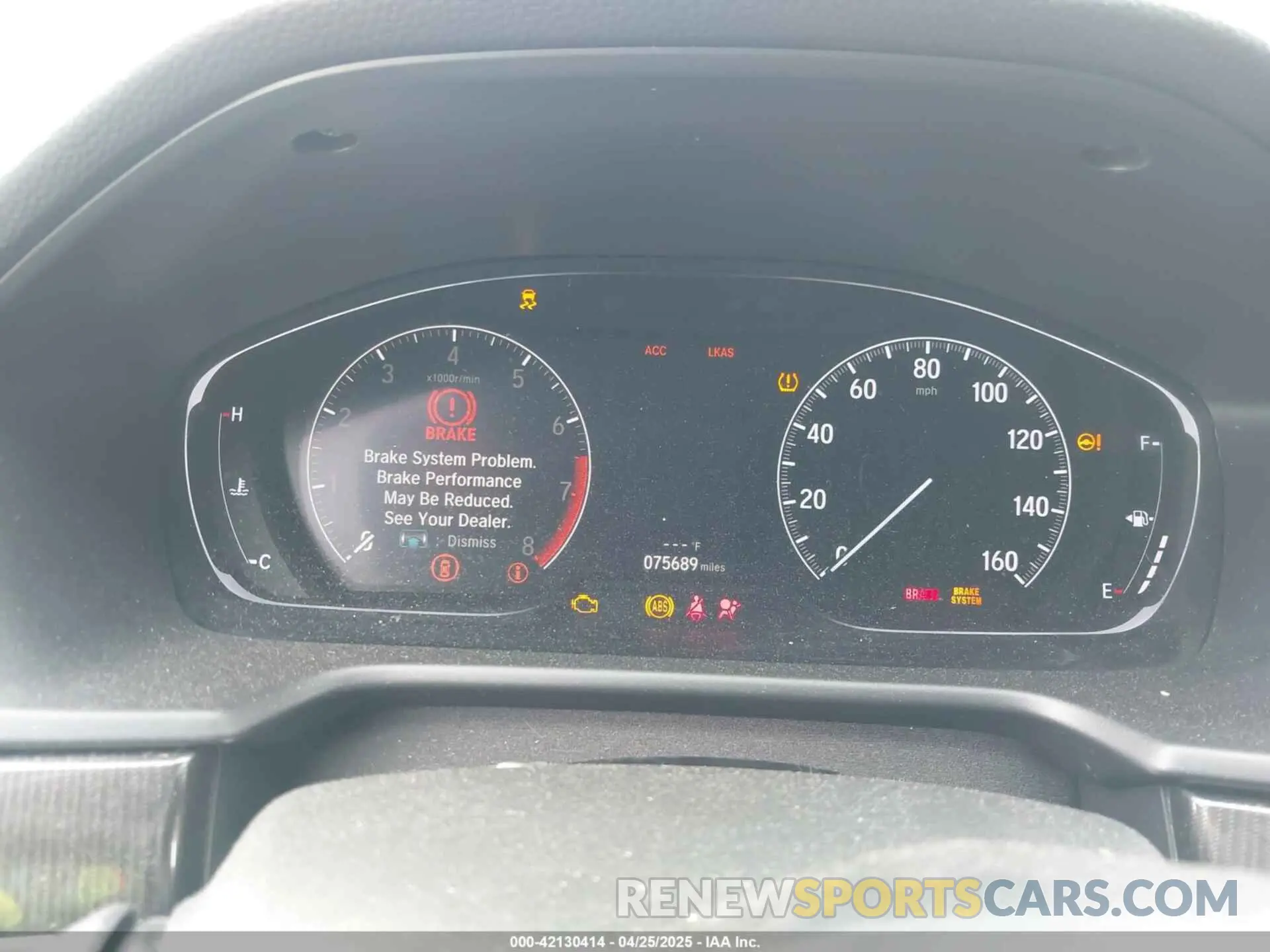 7 Photograph of a damaged car 1HGCV1F36KA076004 HONDA ACCORD 2019