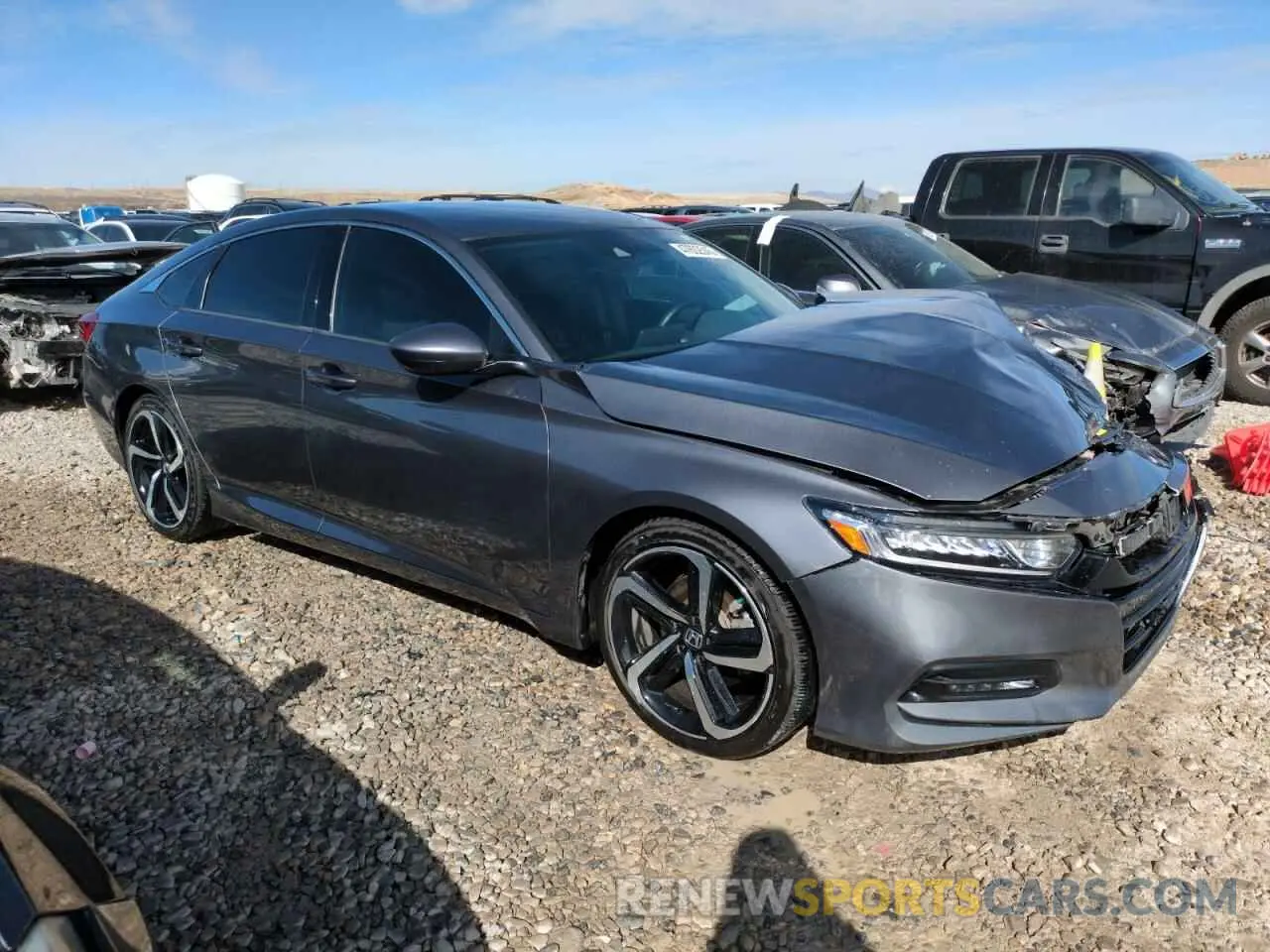 4 Photograph of a damaged car 1HGCV1F36KA083874 HONDA ACCORD 2019