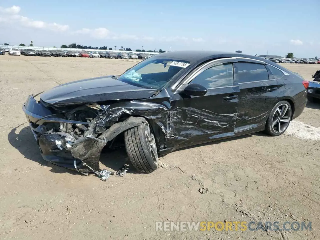 1 Photograph of a damaged car 1HGCV1F36KA090601 HONDA ACCORD 2019