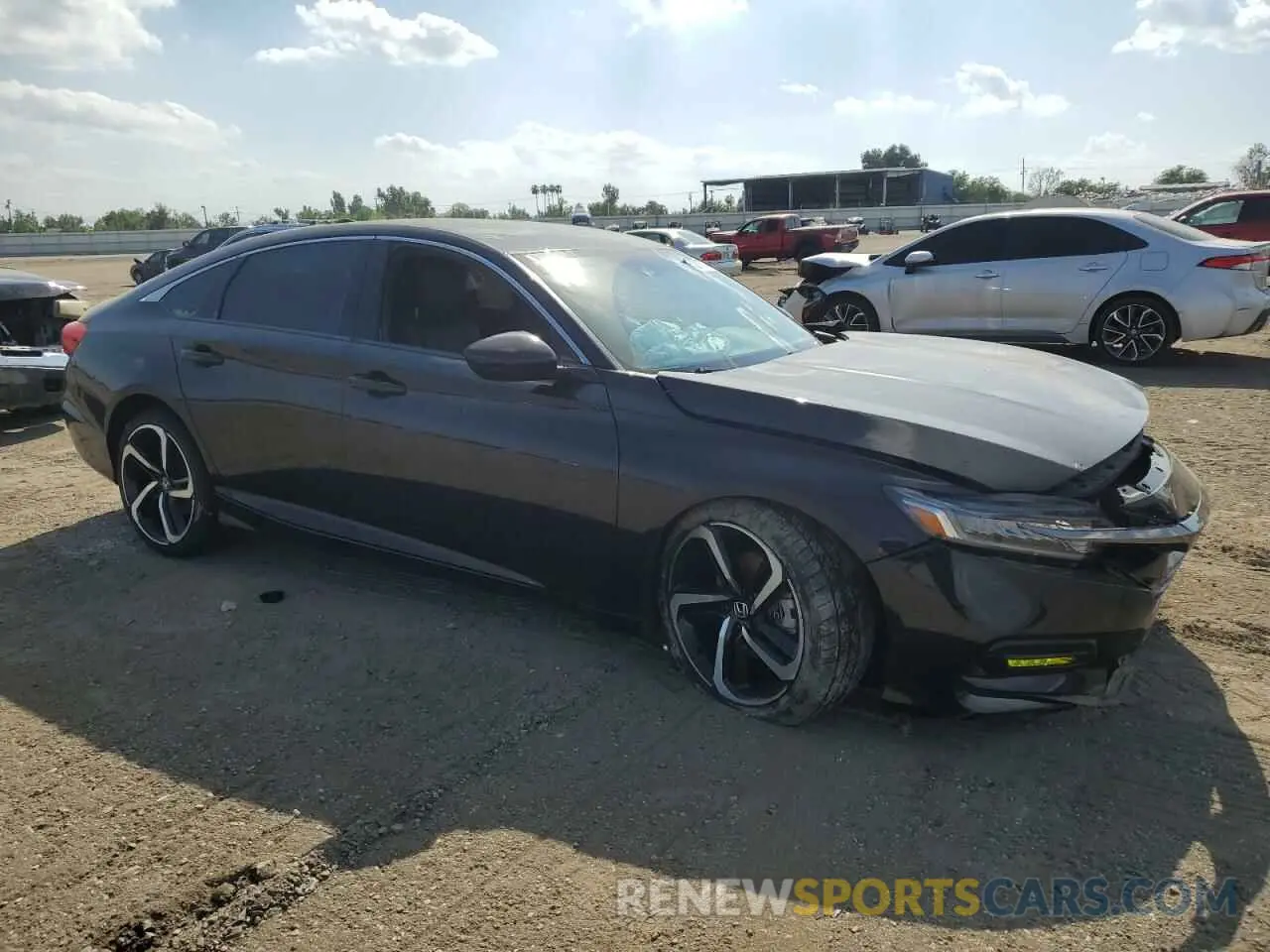 4 Photograph of a damaged car 1HGCV1F36KA090601 HONDA ACCORD 2019