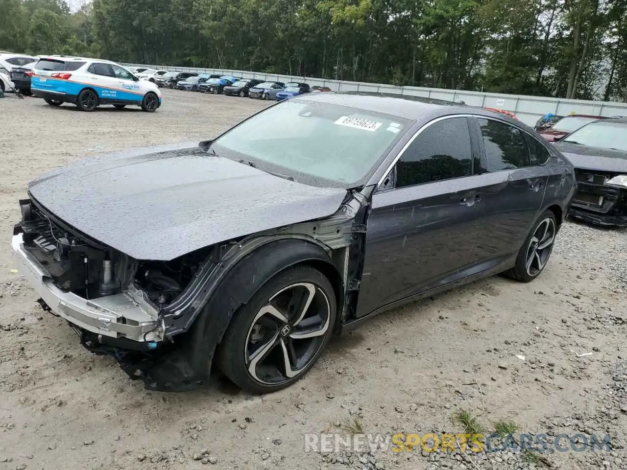 1 Photograph of a damaged car 1HGCV1F36KA099430 HONDA ACCORD 2019