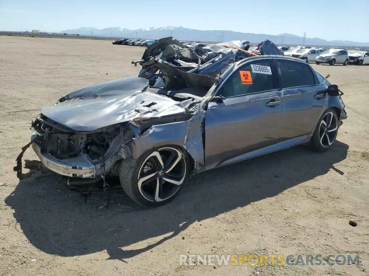 1 Photograph of a damaged car 1HGCV1F36KA137464 HONDA ACCORD 2019