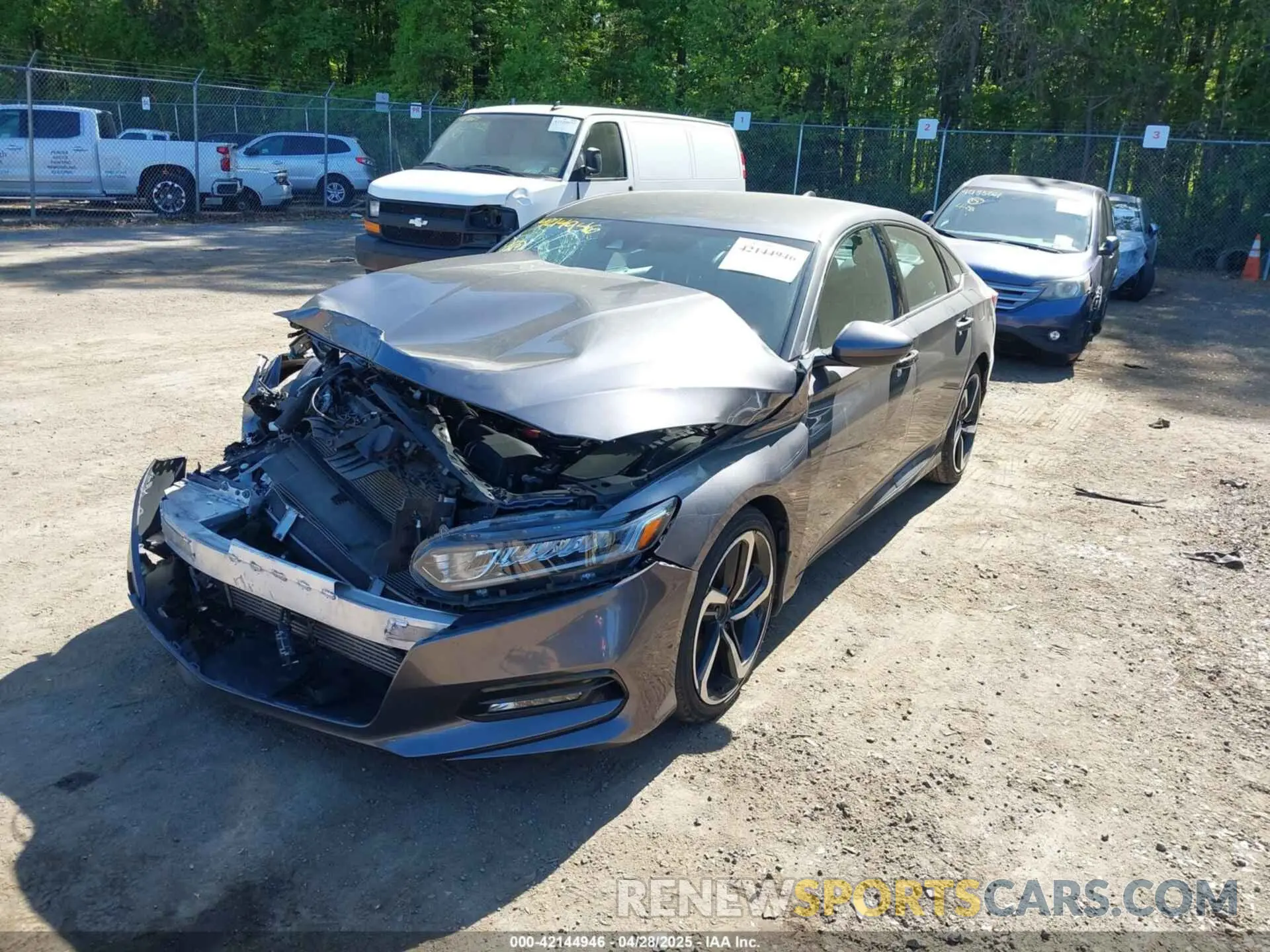 2 Photograph of a damaged car 1HGCV1F36KA153292 HONDA ACCORD 2019