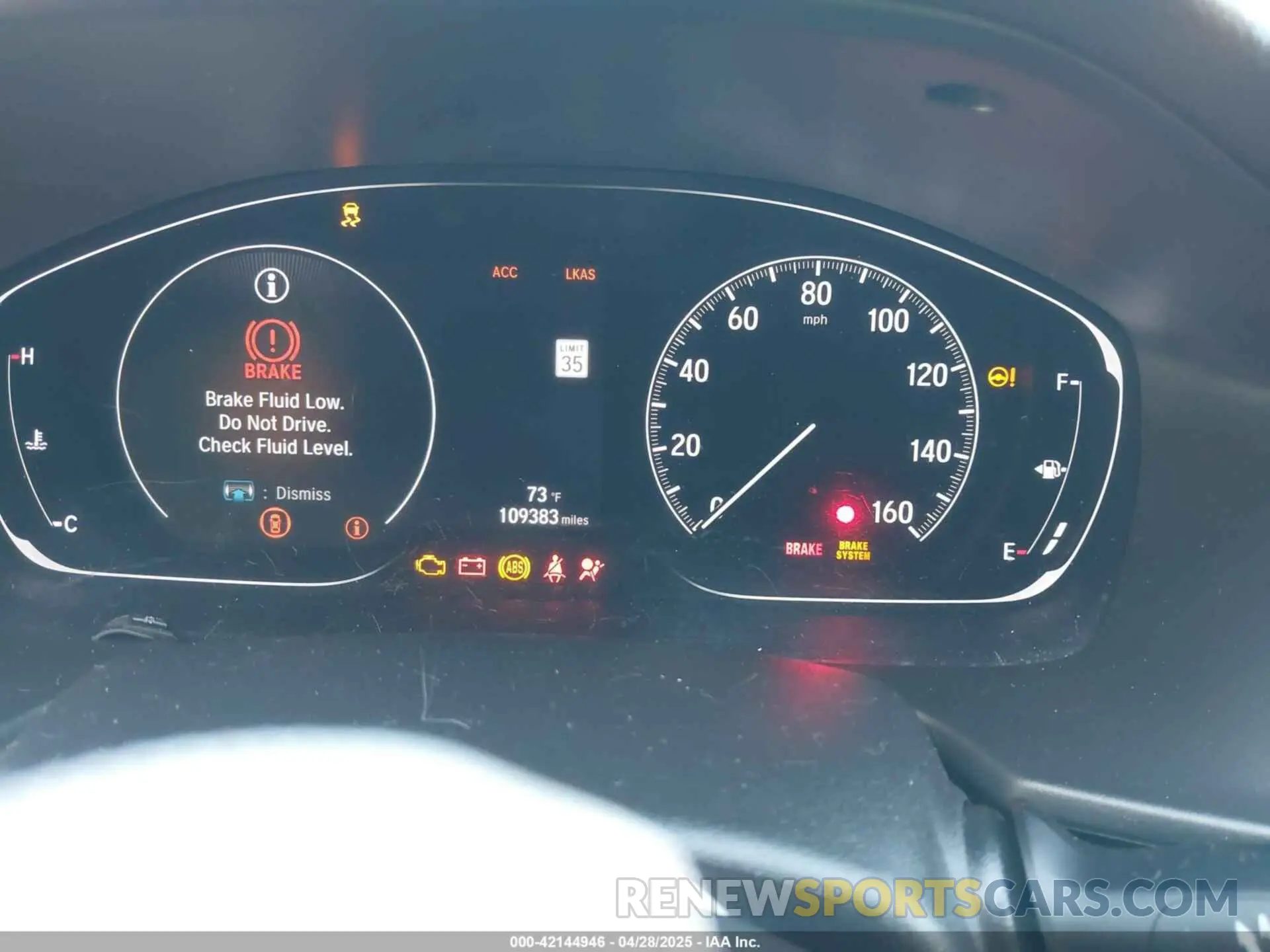 7 Photograph of a damaged car 1HGCV1F36KA153292 HONDA ACCORD 2019