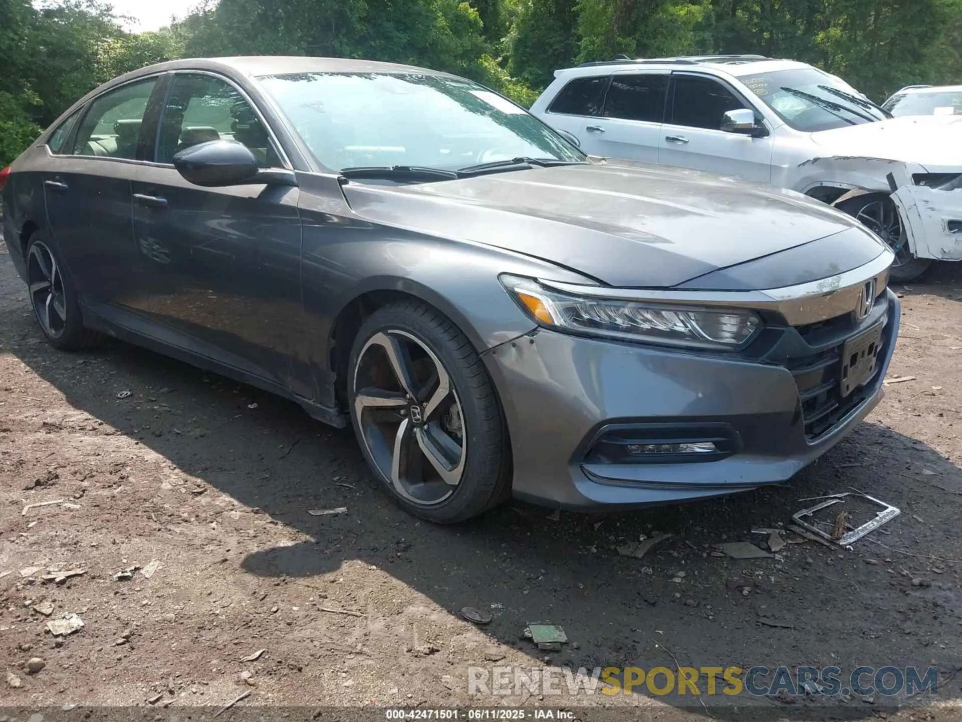 1 Photograph of a damaged car 1HGCV1F37KA004163 HONDA ACCORD 2019