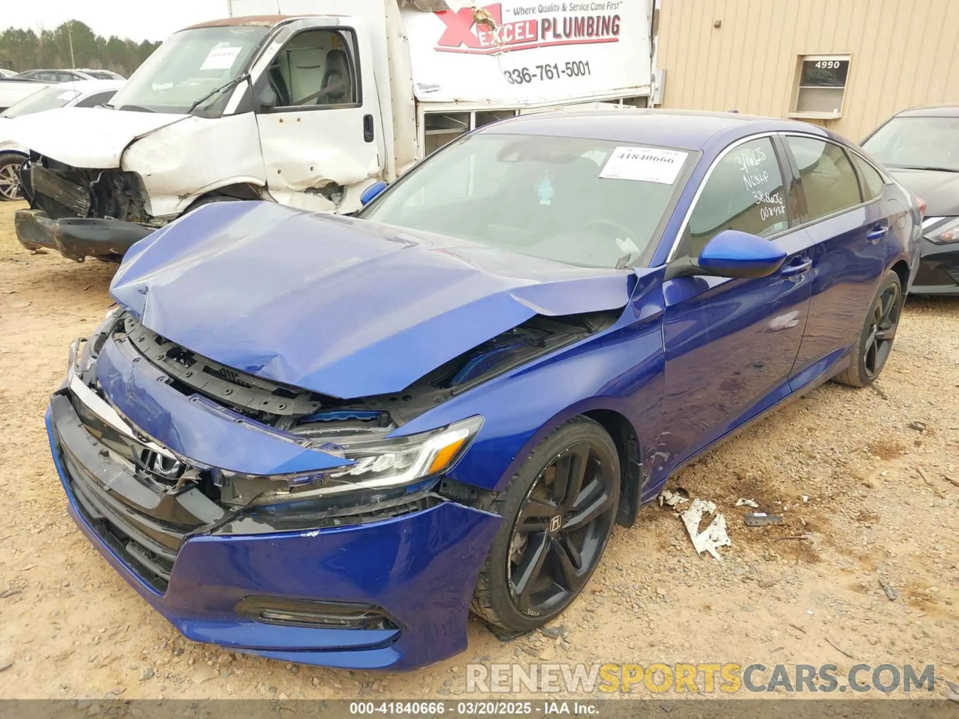2 Photograph of a damaged car 1HGCV1F37KA008438 HONDA ACCORD 2019