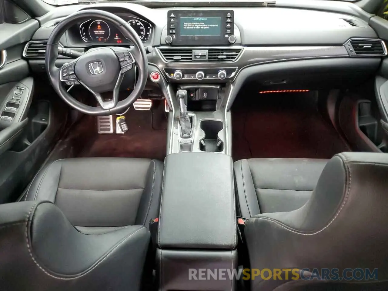 8 Photograph of a damaged car 1HGCV1F37KA013641 HONDA ACCORD 2019