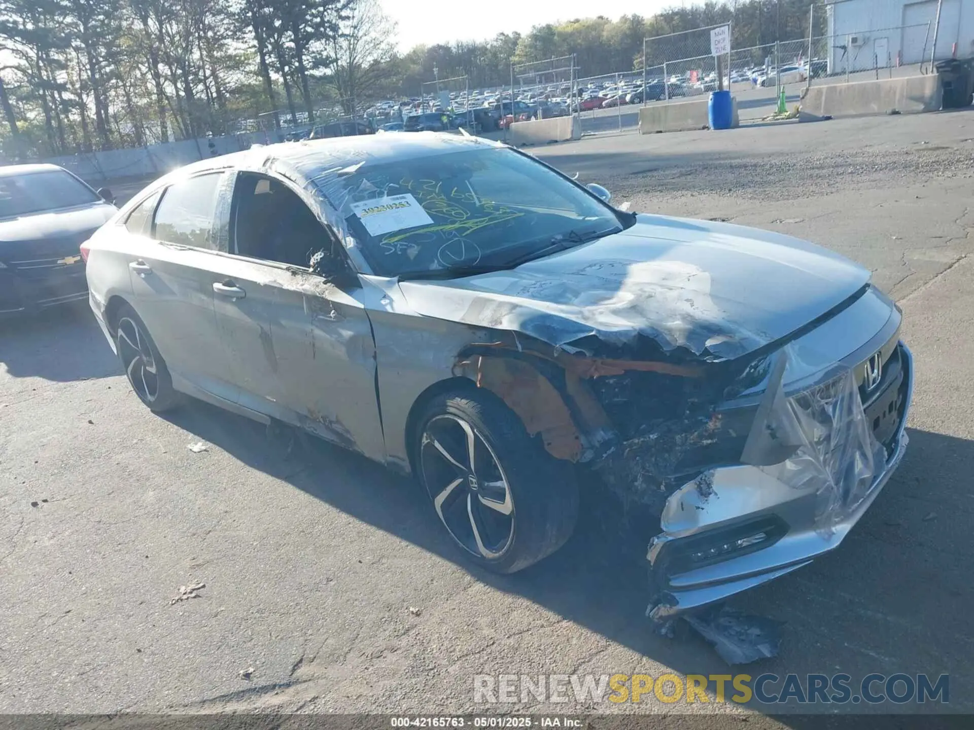 1 Photograph of a damaged car 1HGCV1F37KA036921 HONDA ACCORD 2019