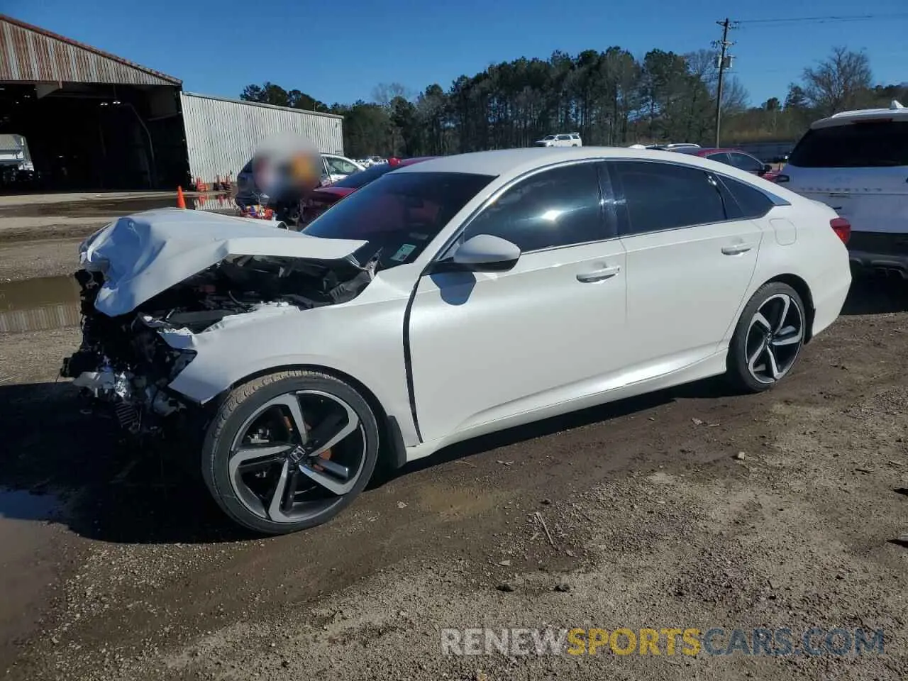 1 Photograph of a damaged car 1HGCV1F37KA037793 HONDA ACCORD 2019