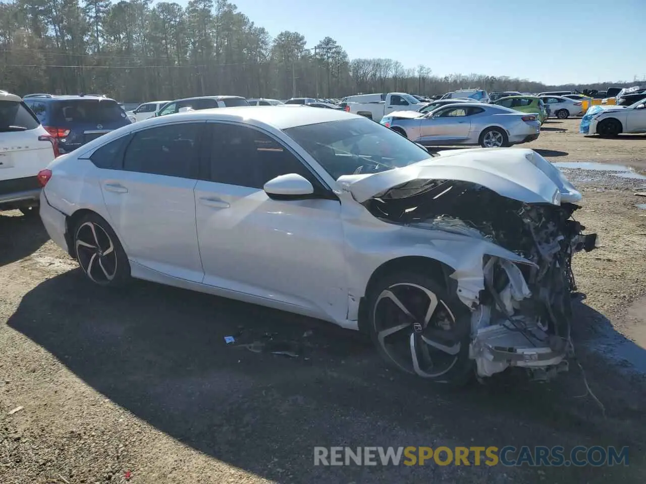 4 Photograph of a damaged car 1HGCV1F37KA037793 HONDA ACCORD 2019