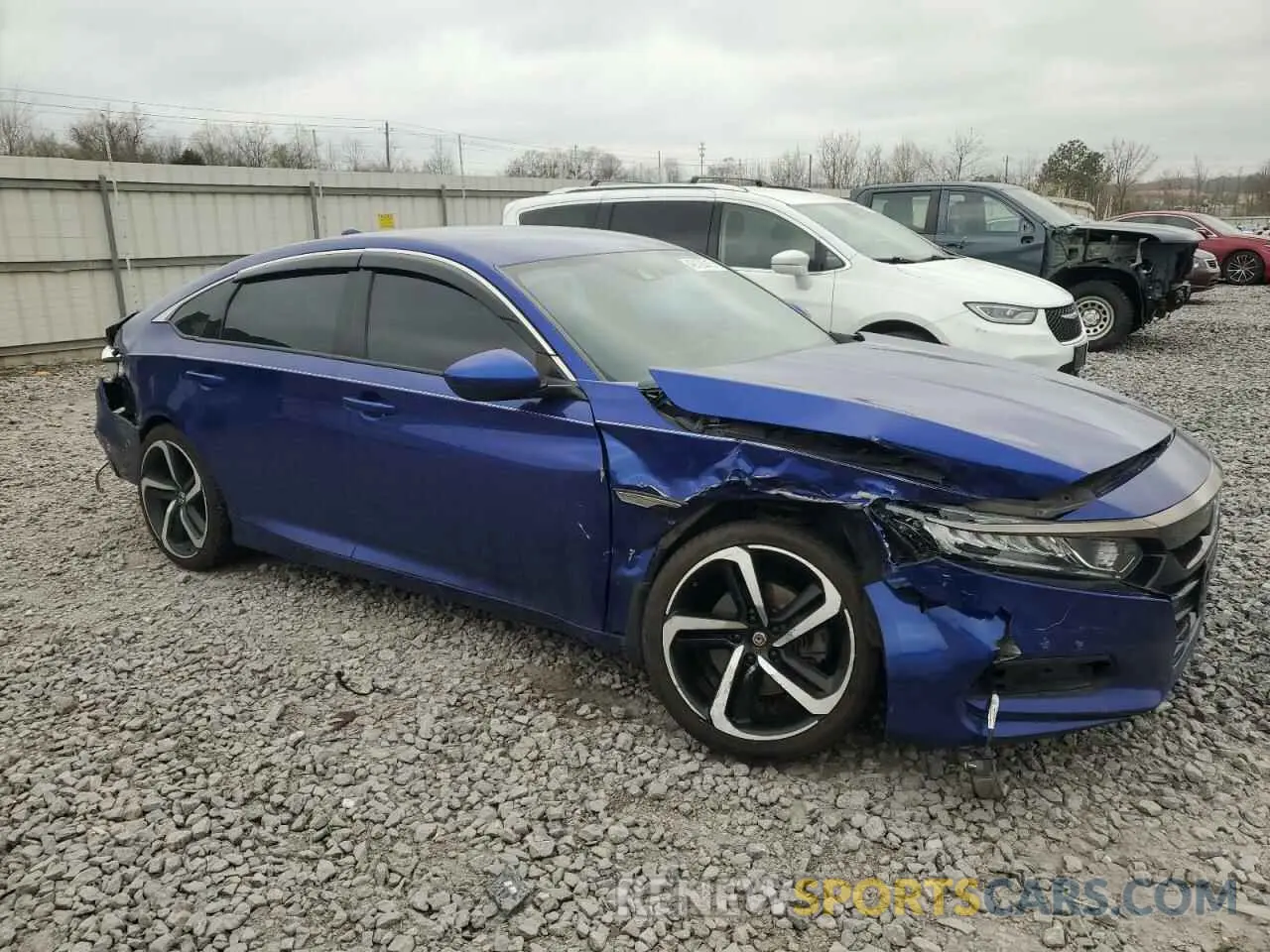 4 Photograph of a damaged car 1HGCV1F37KA043853 HONDA ACCORD 2019