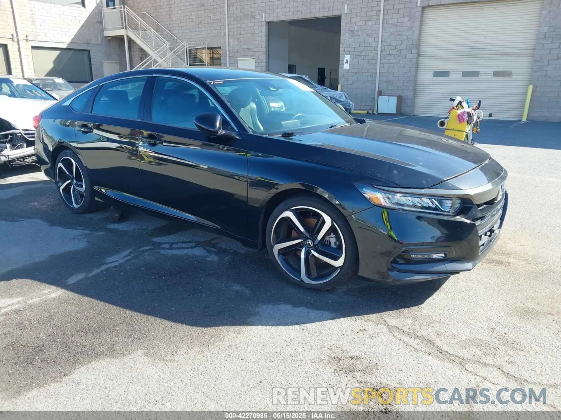 1 Photograph of a damaged car 1HGCV1F37KA073001 HONDA ACCORD 2019