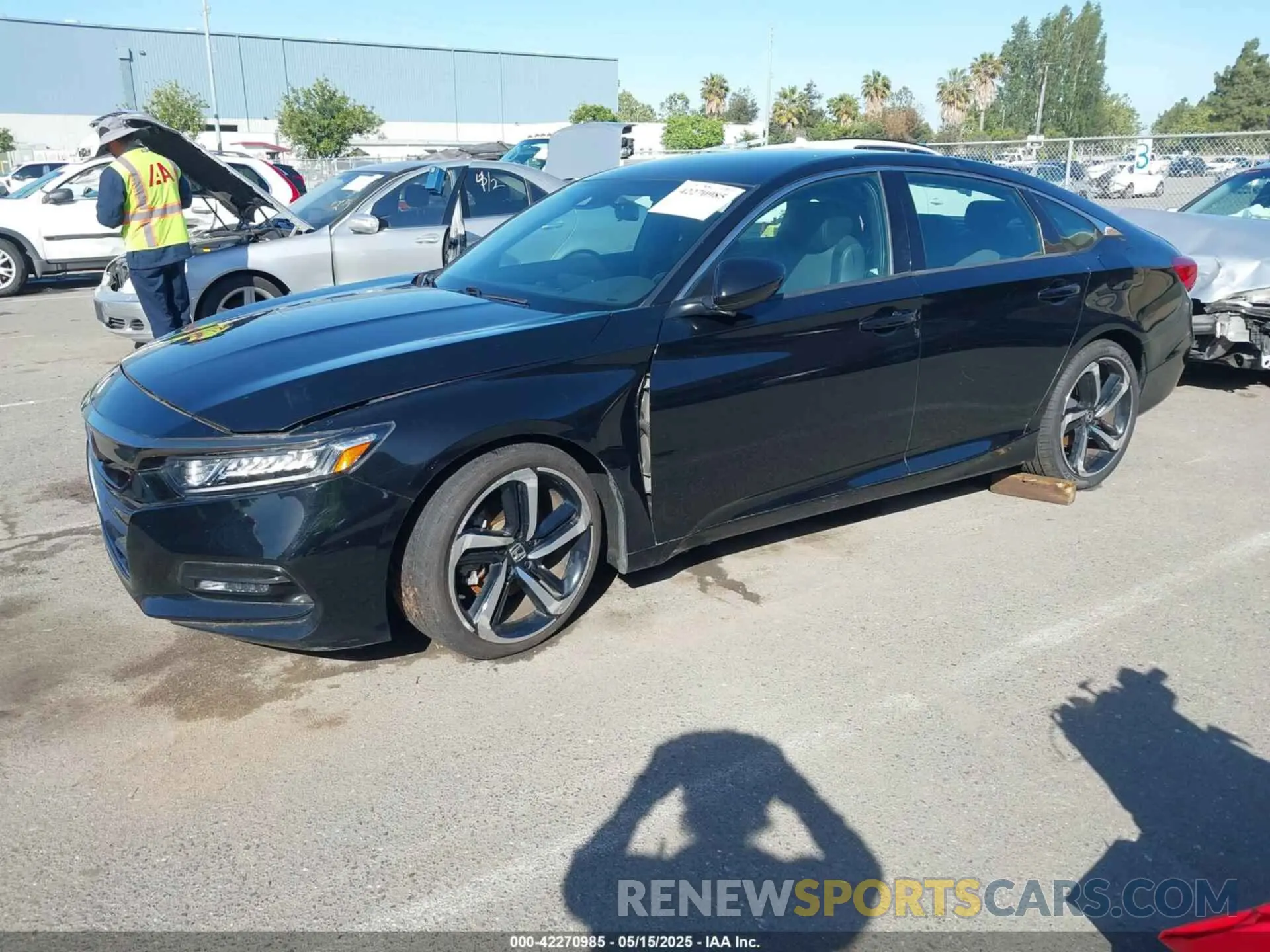 2 Photograph of a damaged car 1HGCV1F37KA073001 HONDA ACCORD 2019