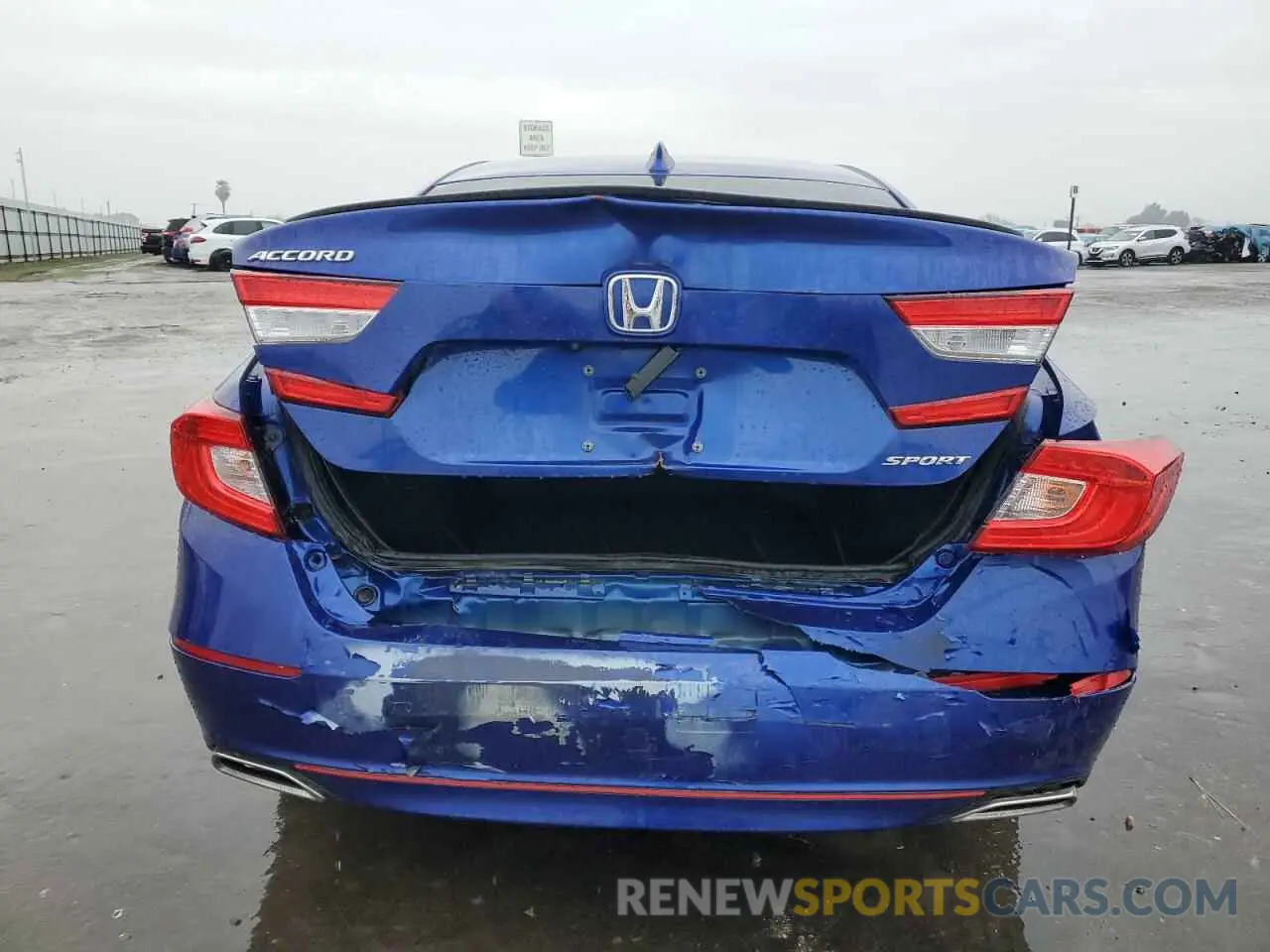6 Photograph of a damaged car 1HGCV1F37KA078456 HONDA ACCORD 2019