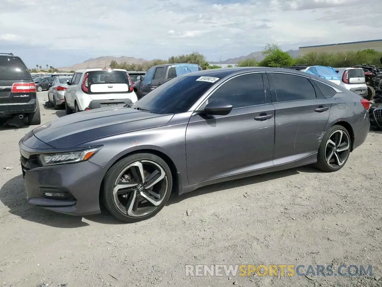 1 Photograph of a damaged car 1HGCV1F37KA091143 HONDA ACCORD 2019