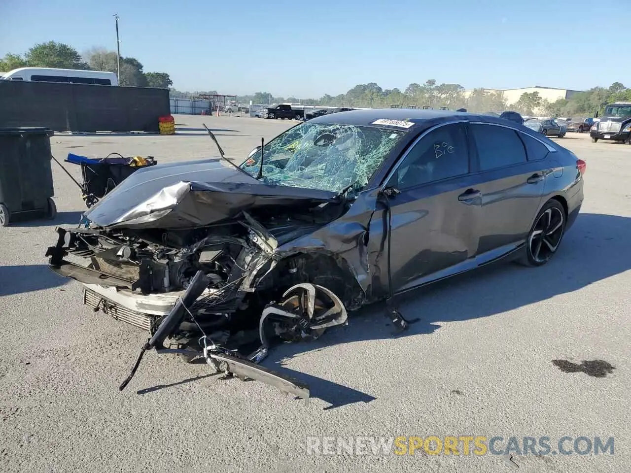 1 Photograph of a damaged car 1HGCV1F37KA103114 HONDA ACCORD 2019