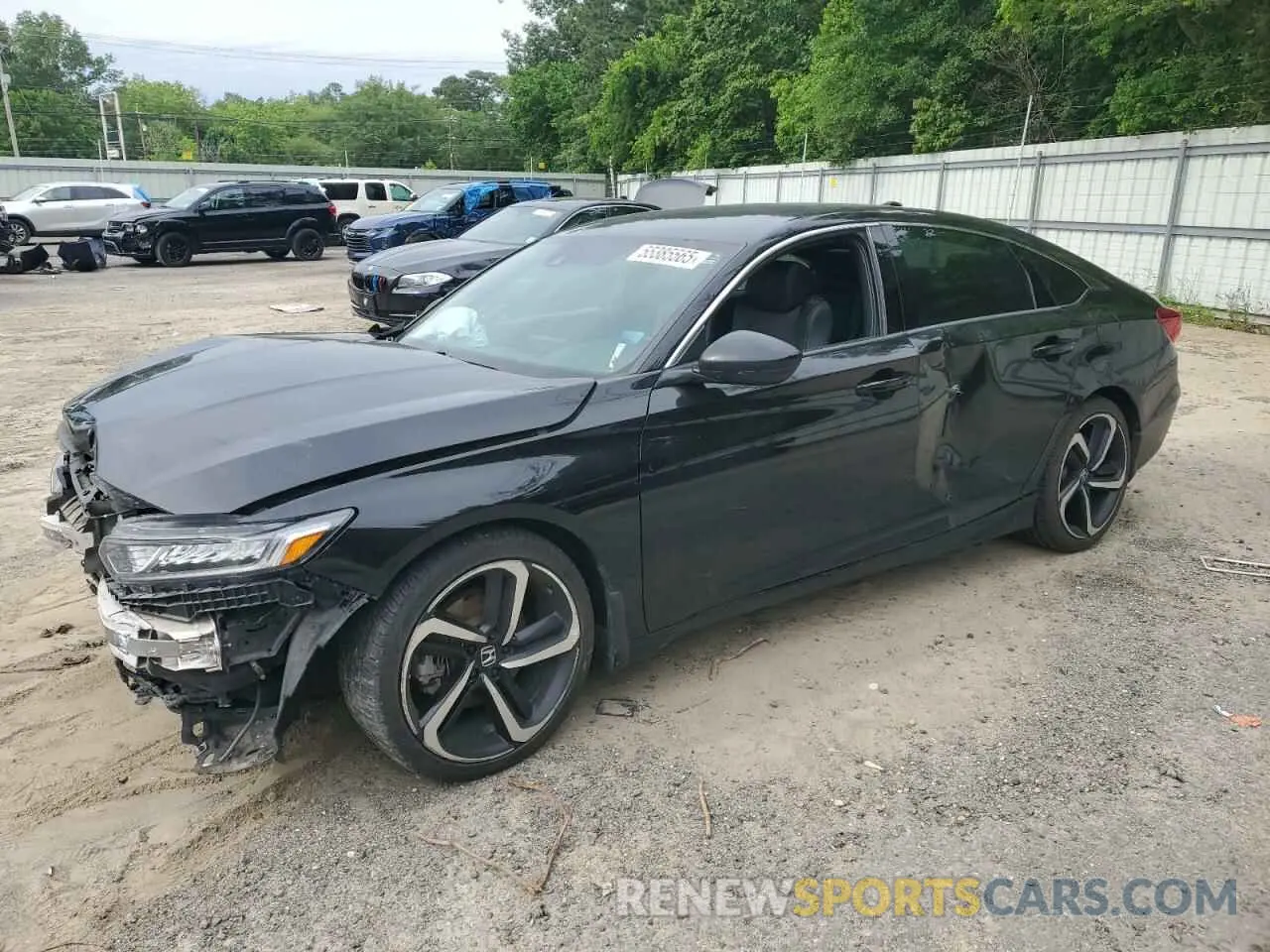 1 Photograph of a damaged car 1HGCV1F37KA104411 HONDA ACCORD 2019