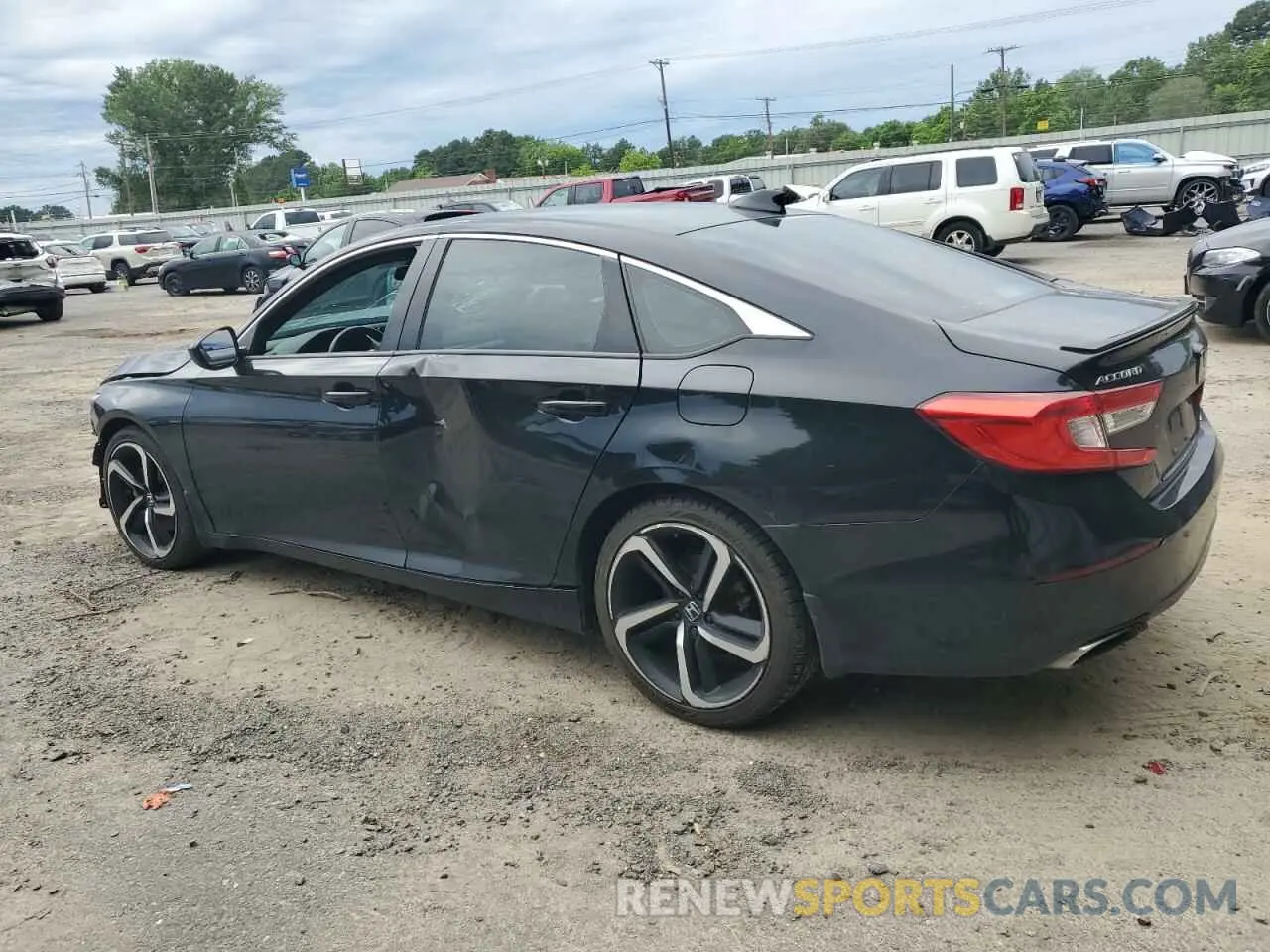 2 Photograph of a damaged car 1HGCV1F37KA104411 HONDA ACCORD 2019