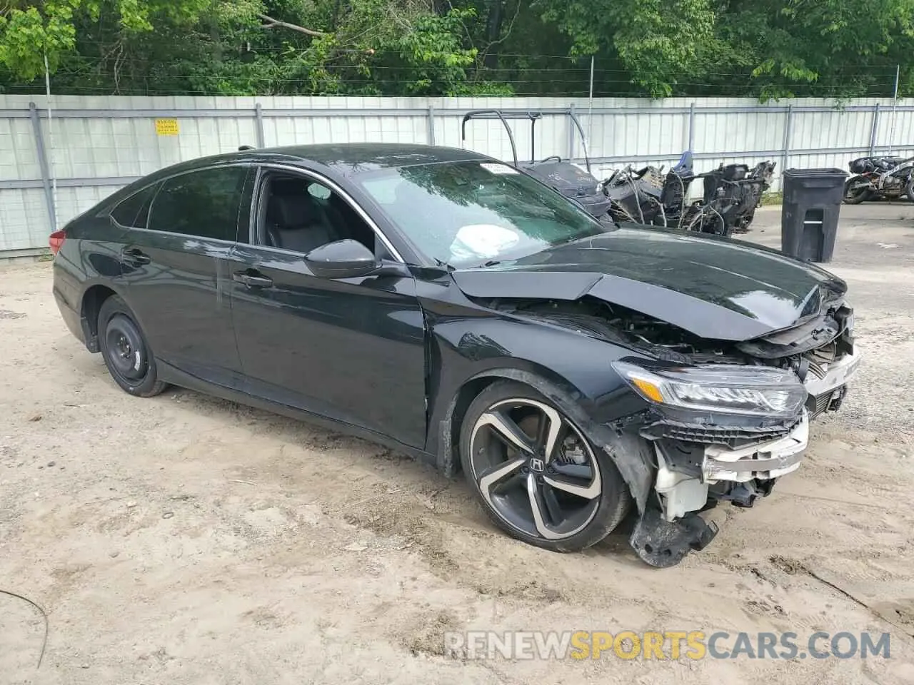 4 Photograph of a damaged car 1HGCV1F37KA104411 HONDA ACCORD 2019