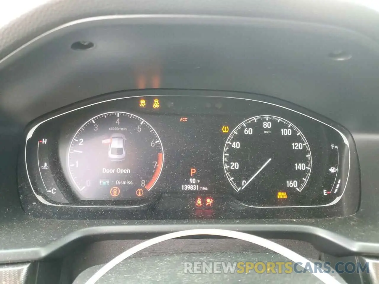 9 Photograph of a damaged car 1HGCV1F37KA104411 HONDA ACCORD 2019