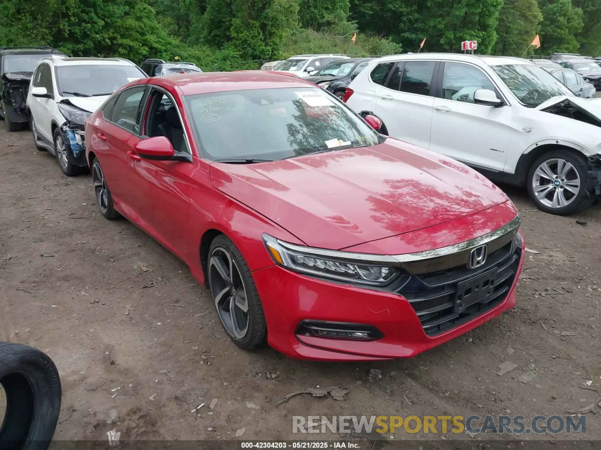 6 Photograph of a damaged car 1HGCV1F37KA110015 HONDA ACCORD 2019