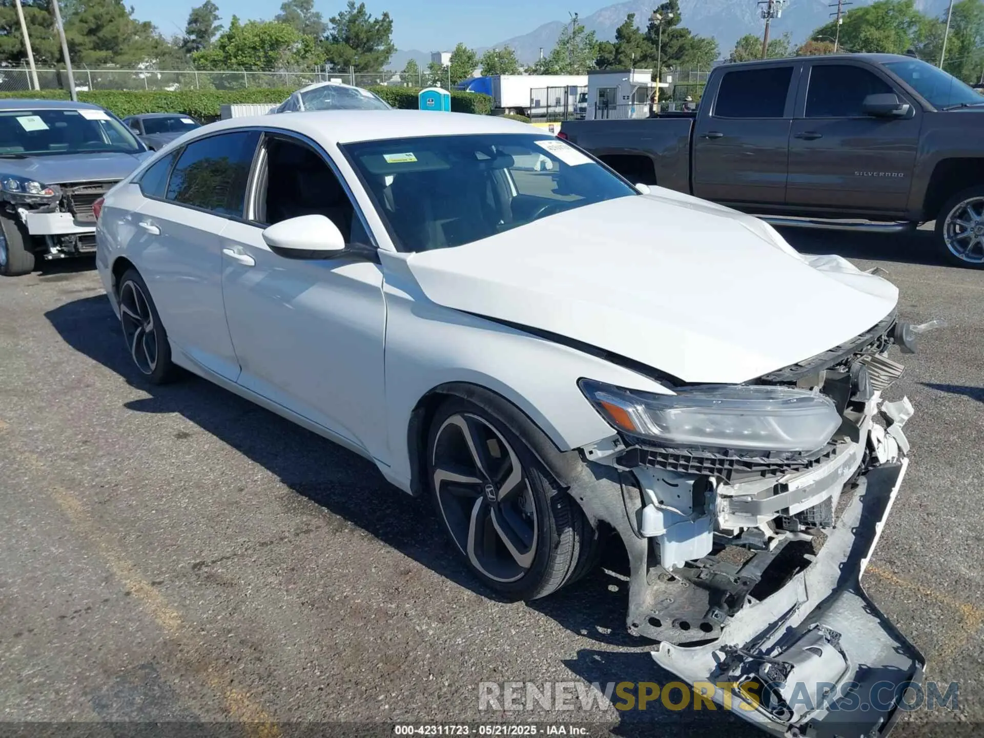 1 Photograph of a damaged car 1HGCV1F37KA110967 HONDA ACCORD 2019