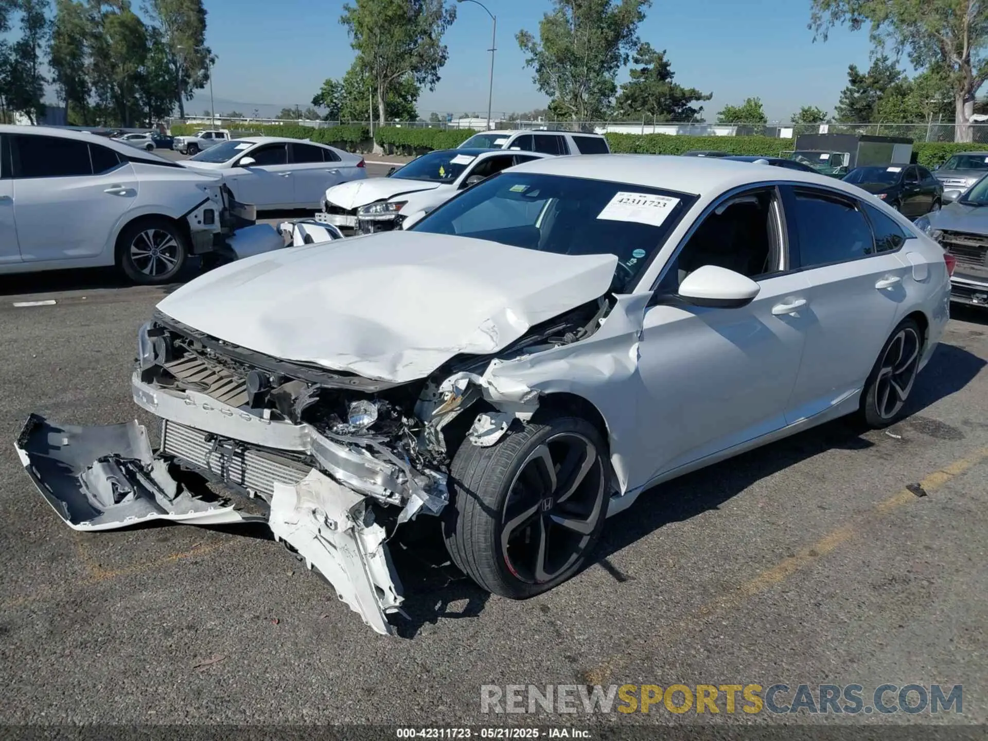 2 Photograph of a damaged car 1HGCV1F37KA110967 HONDA ACCORD 2019