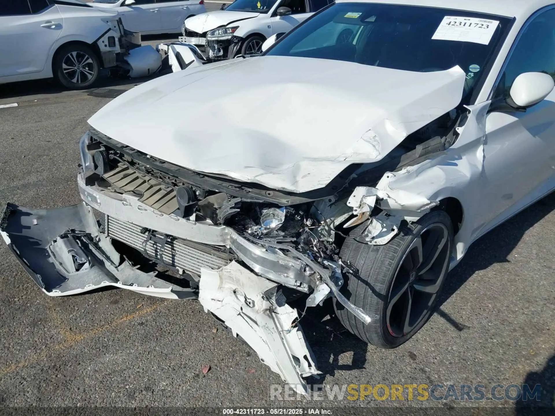6 Photograph of a damaged car 1HGCV1F37KA110967 HONDA ACCORD 2019
