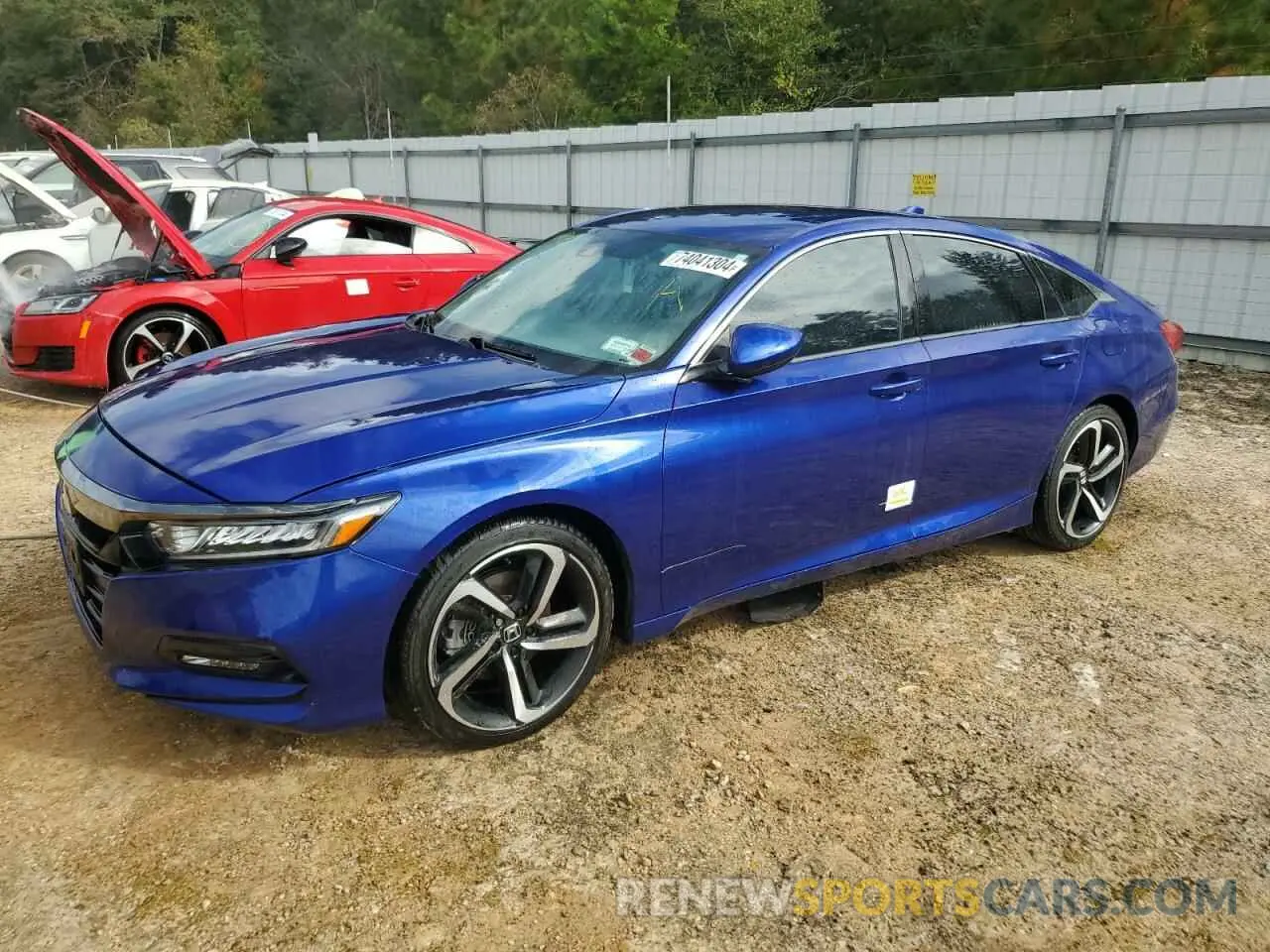 1 Photograph of a damaged car 1HGCV1F37KA112248 HONDA ACCORD 2019