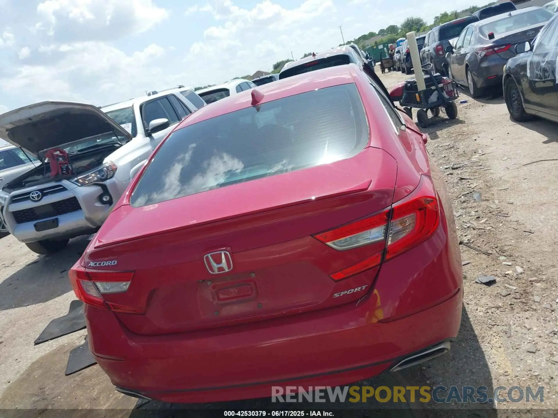 16 Photograph of a damaged car 1HGCV1F37KA145136 HONDA ACCORD 2019