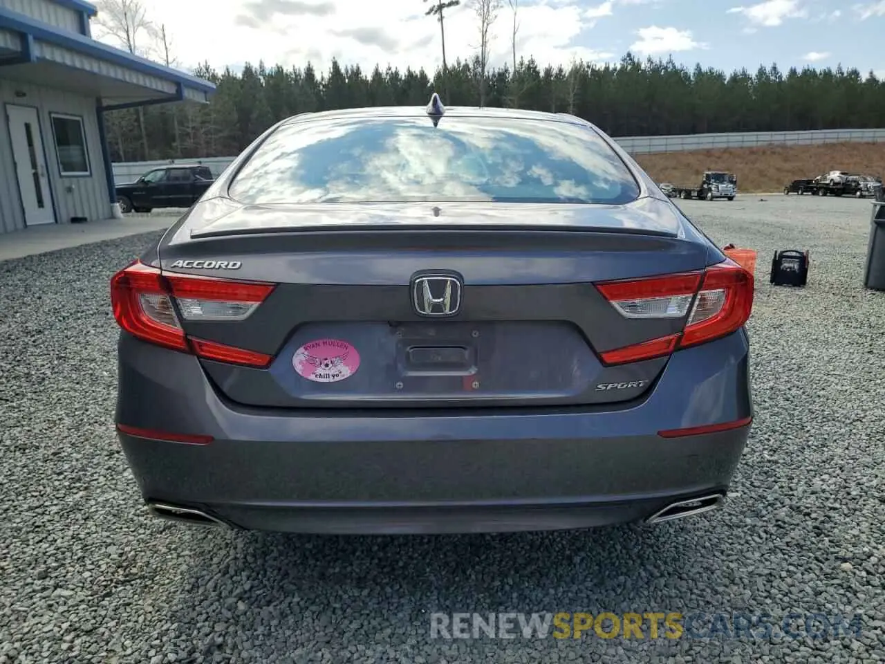 6 Photograph of a damaged car 1HGCV1F37KA145900 HONDA ACCORD 2019