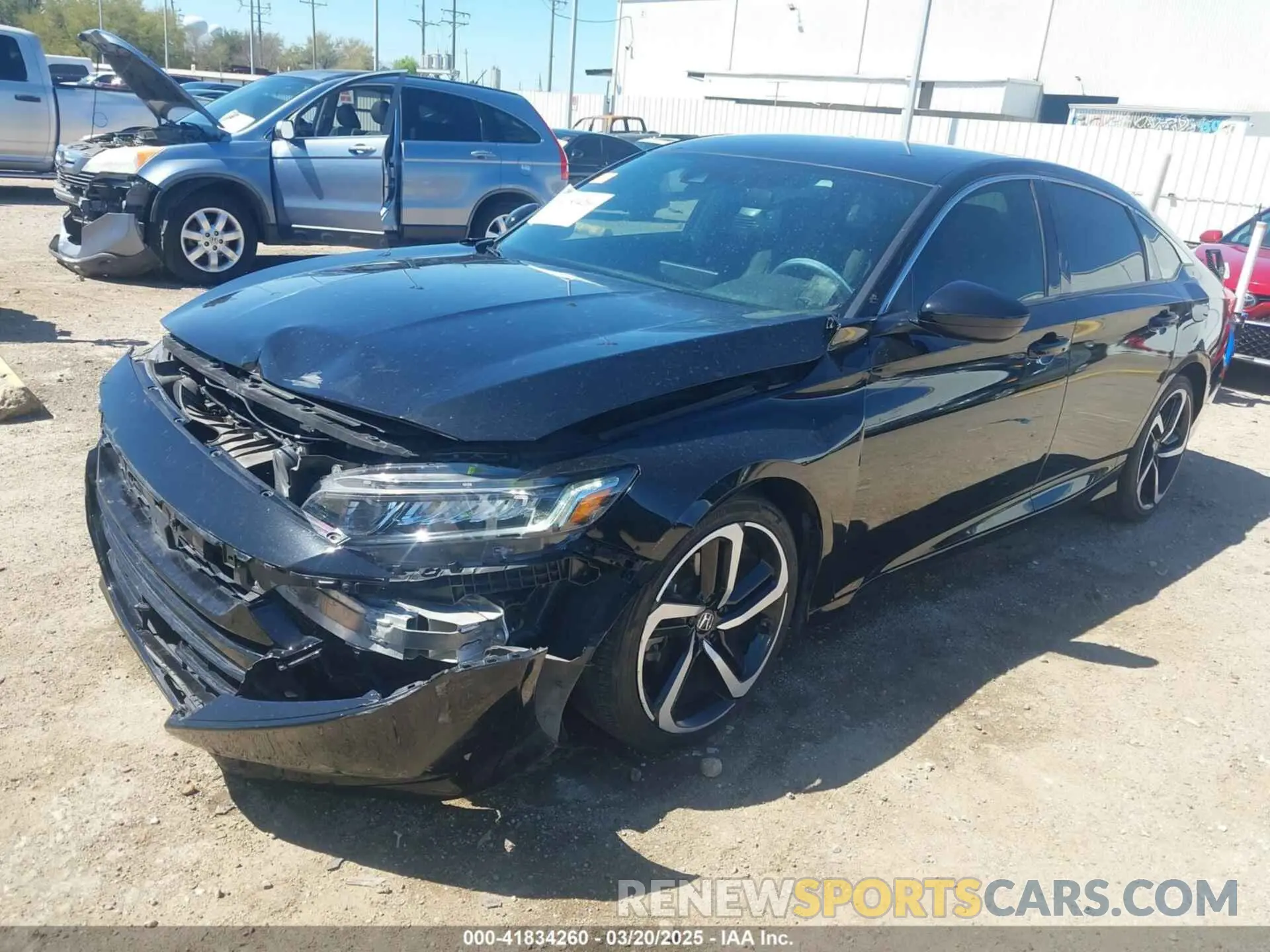 2 Photograph of a damaged car 1HGCV1F37KA158646 HONDA ACCORD 2019