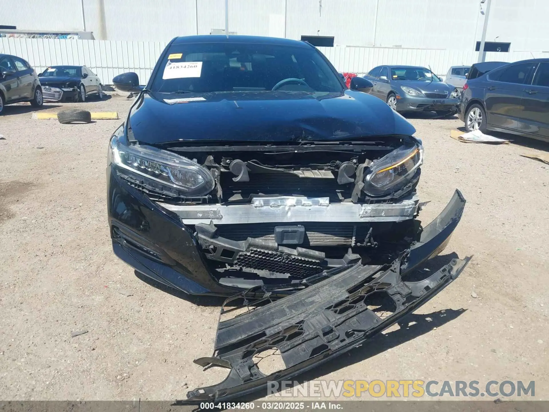 20 Photograph of a damaged car 1HGCV1F37KA158646 HONDA ACCORD 2019