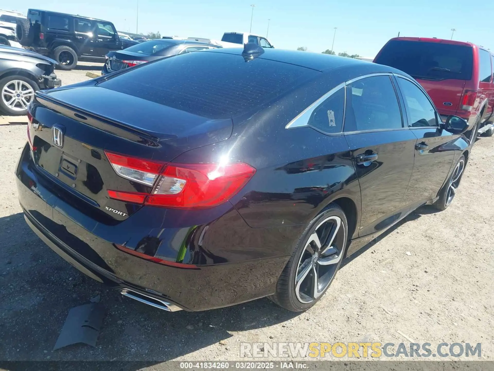 4 Photograph of a damaged car 1HGCV1F37KA158646 HONDA ACCORD 2019