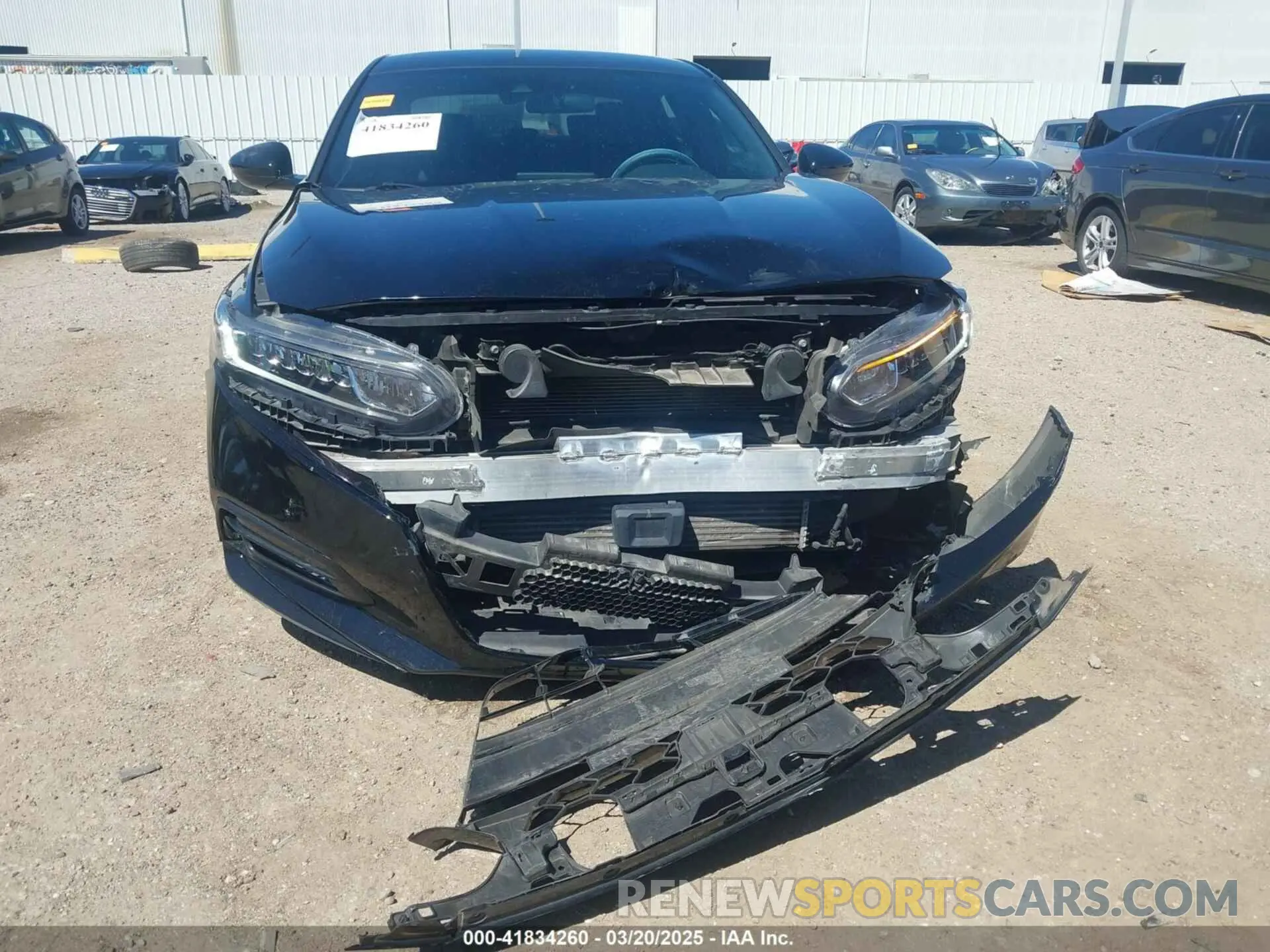 6 Photograph of a damaged car 1HGCV1F37KA158646 HONDA ACCORD 2019