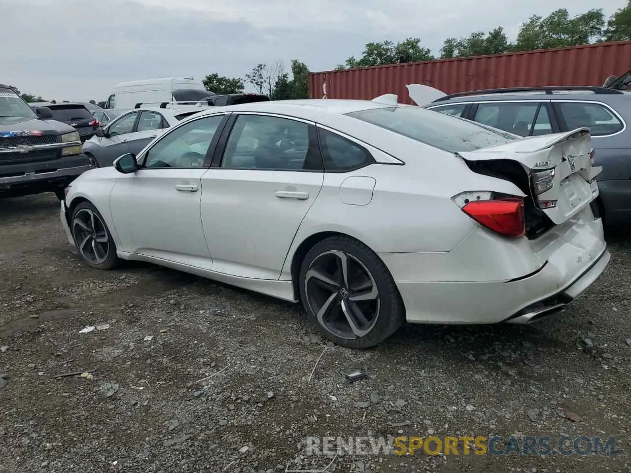 2 Photograph of a damaged car 1HGCV1F37KA162034 HONDA ACCORD 2019