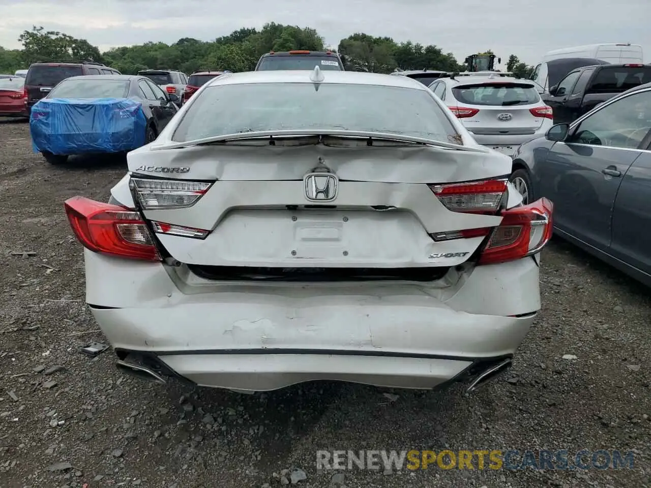 6 Photograph of a damaged car 1HGCV1F37KA162034 HONDA ACCORD 2019