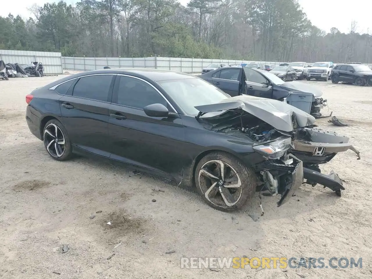 4 Photograph of a damaged car 1HGCV1F37KA164320 HONDA ACCORD 2019