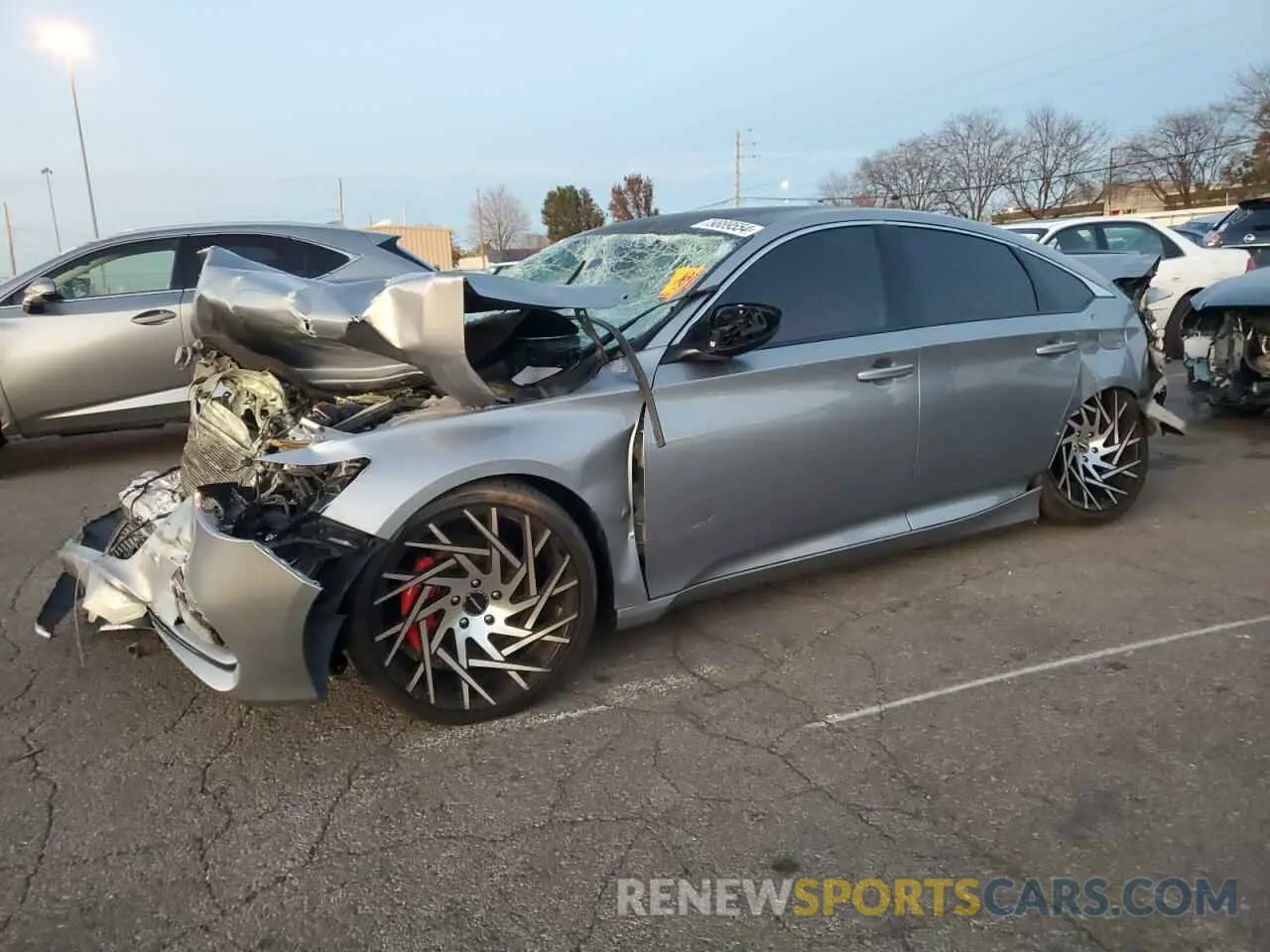 1 Photograph of a damaged car 1HGCV1F37KA168075 HONDA ACCORD 2019